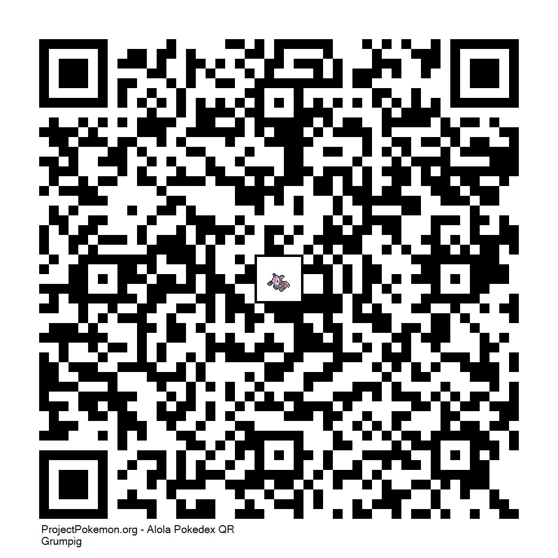 Cdigo QR de Grumpig